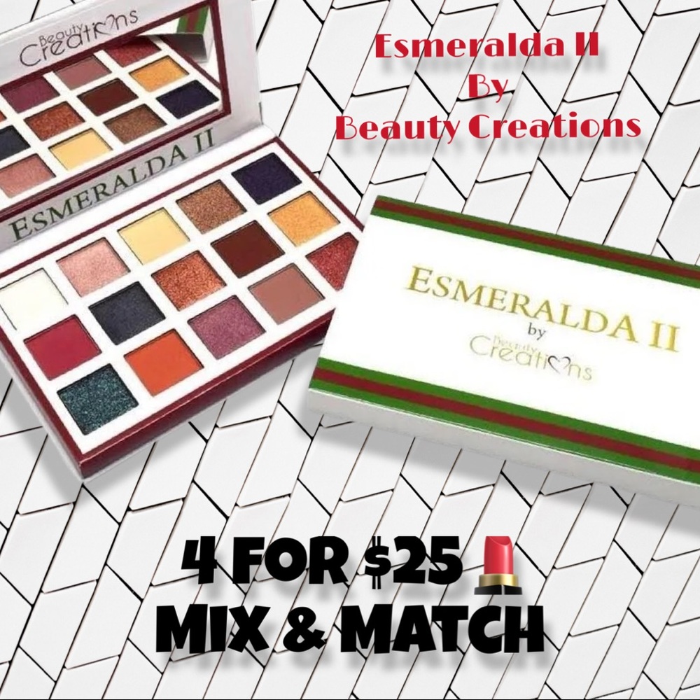 💄 4 for $25 💄 Esmeralda II palette by Beauty Creations